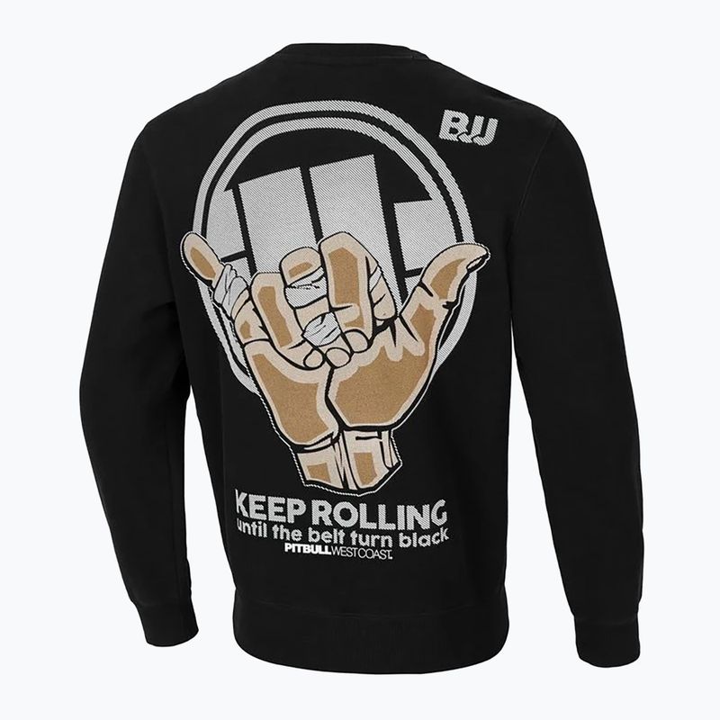 Bărbați Pitbull West Coast Crewneck Sweatshirt Keep Rolling negru 2