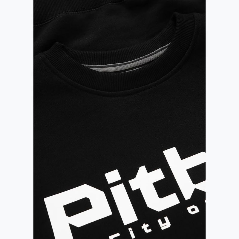 Bărbați Pitbull West Coast Crewneck City Of Dogs hanorac negru 3