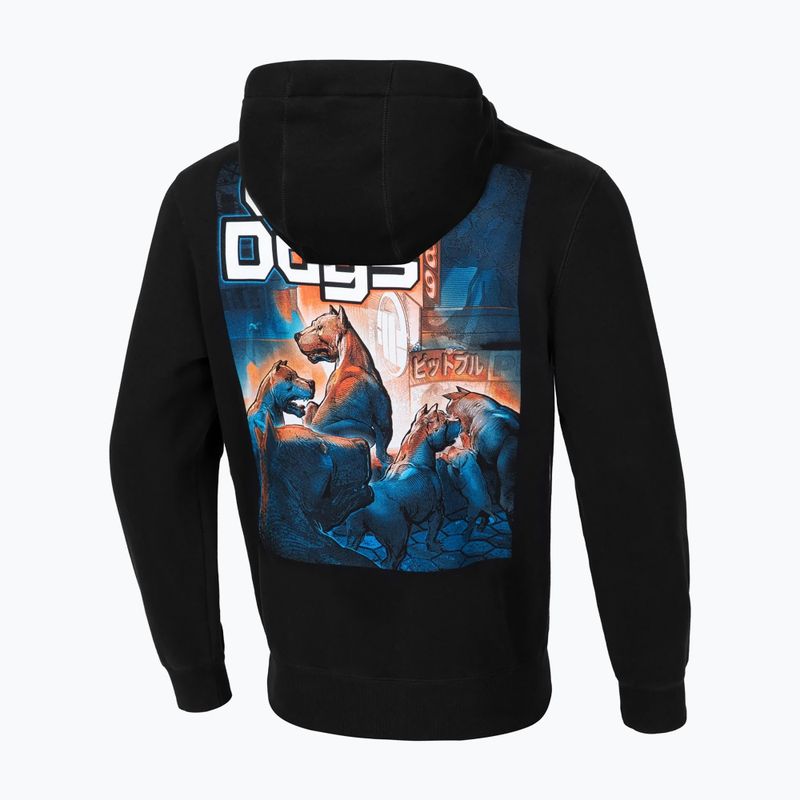 Hanorac pentru bărbați  Pitbull Hooded City Of Dogs black 5