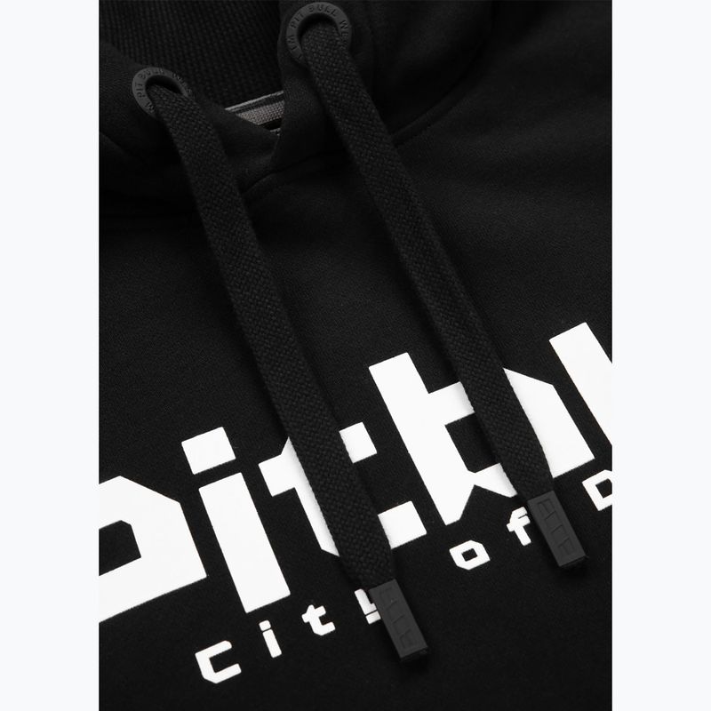 Hanorac pentru bărbați  Pitbull Hooded City Of Dogs black 7