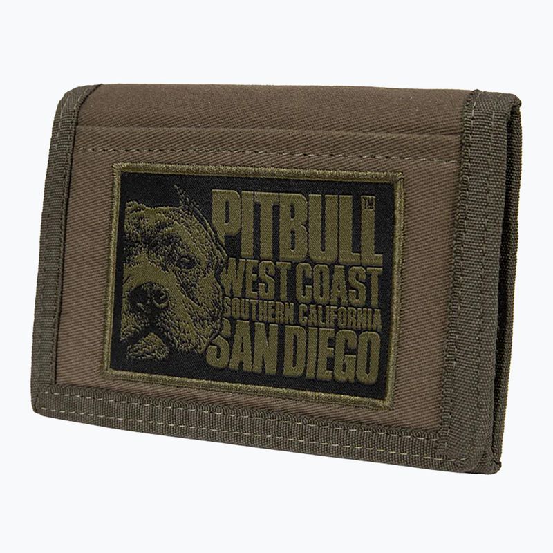 Portofel pentru bărbați  Pitbull Blood Dog Canvas olive    Noutate