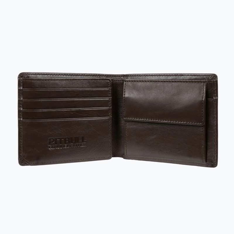 Portofel pentru bărbați Pitbull Embossed Leather brown 4