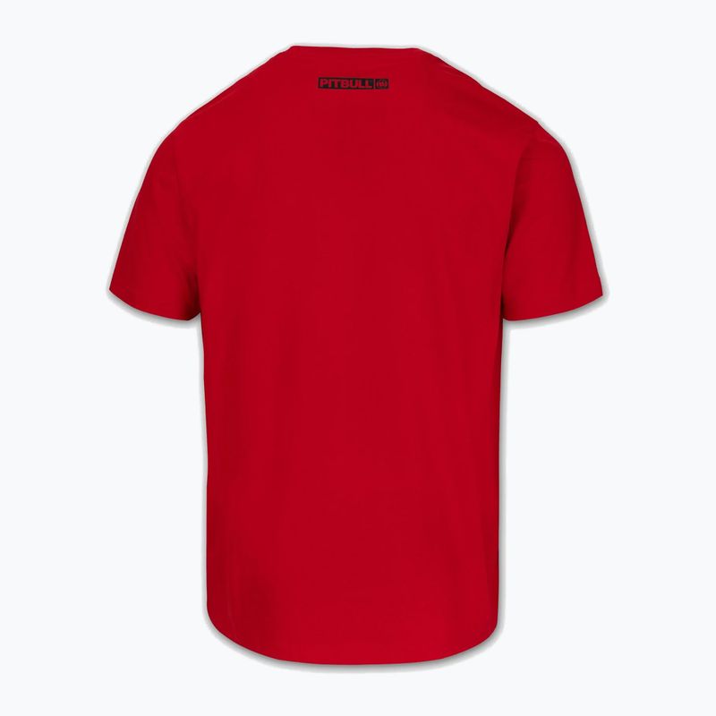 Tricou pentru bărbați Pitbull Hilltop rasberry red 5