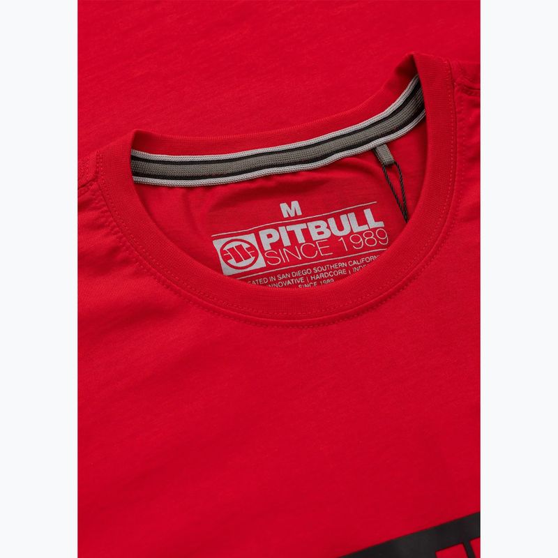 Tricou pentru bărbați Pitbull Hilltop rasberry red 6