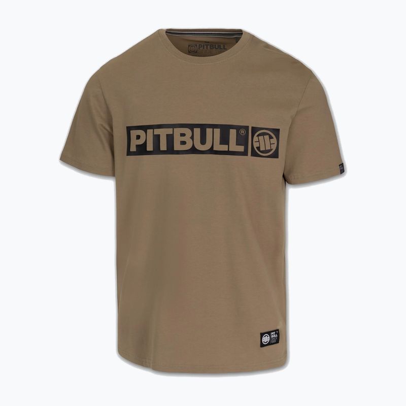 Tricou pentru bărbați Pitbull Hilltop dark sand 3