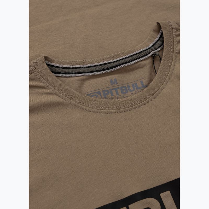 Tricou pentru bărbați Pitbull Hilltop dark sand 5
