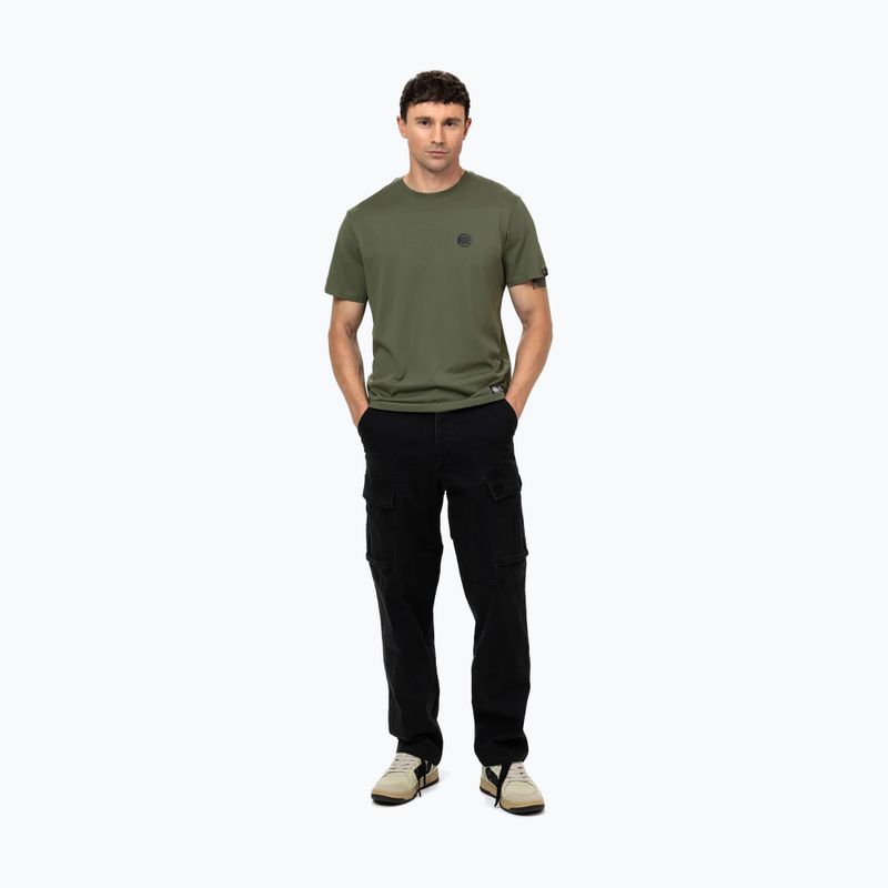 Tricou pentru bărbați Pitbull Small Logo olive 2