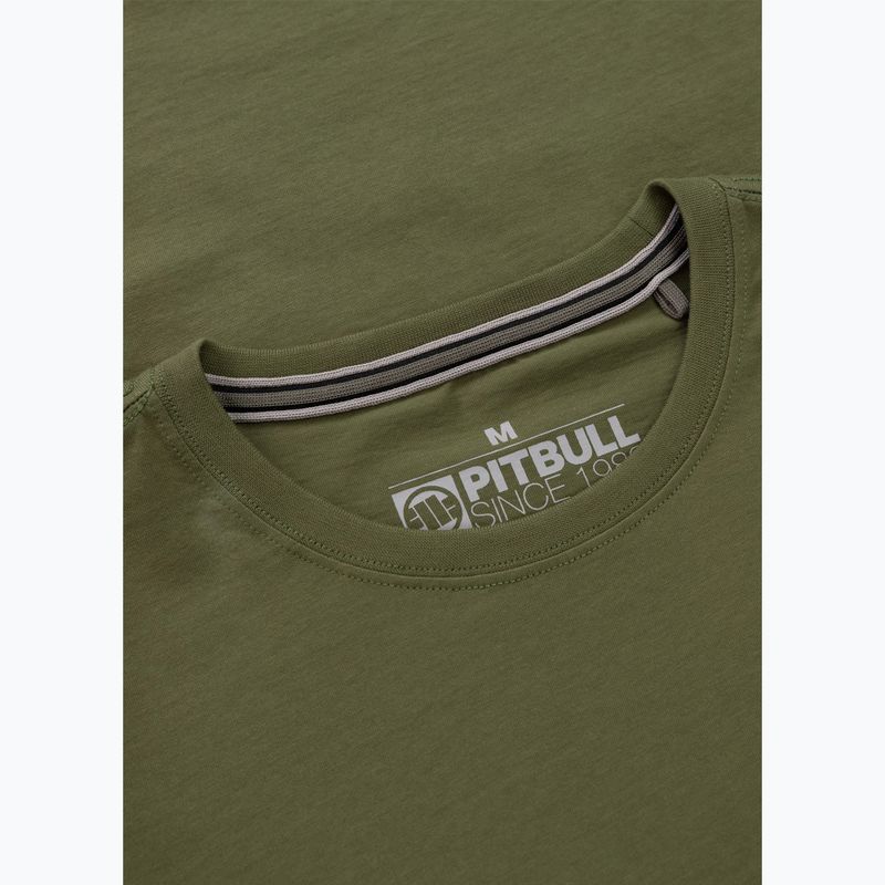 Tricou pentru bărbați Pitbull Small Logo olive 6