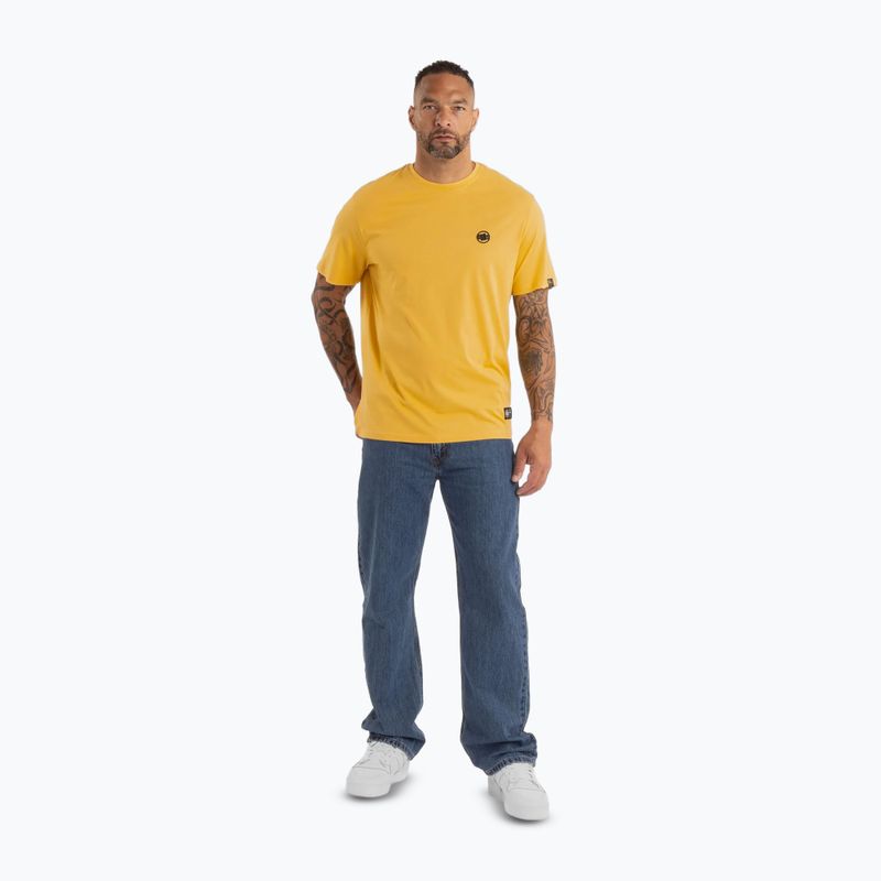 Tricou pentru bărbați Pitbull Small Logo pale yellow 2