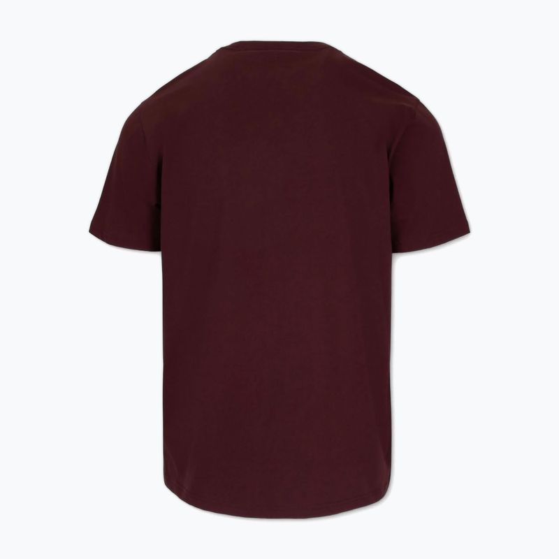 Tricou pentru bărbați Pitbull Small Logo dark burgundy 5