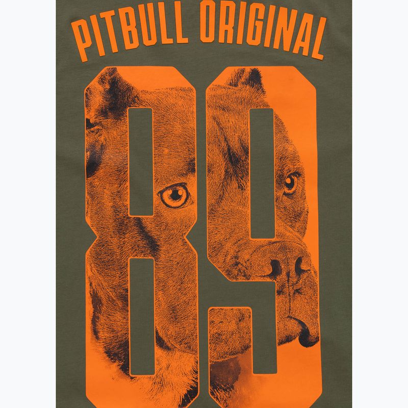 Tricou pentru bărbați Pitbull Eighty Nine Dog dark olive 4