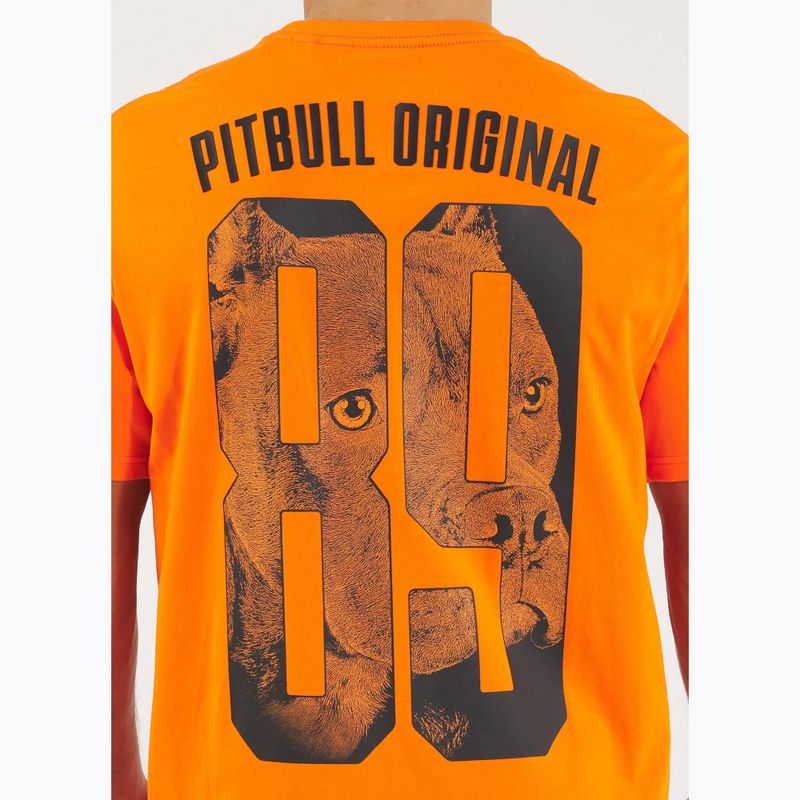 Tricou pentru bărbați Pitbull Eighty Nine Dog orange 4