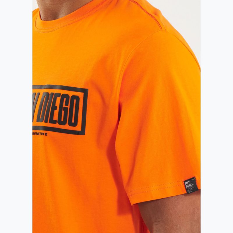 Tricou pentru bărbați Pitbull Eighty Nine Dog orange 7