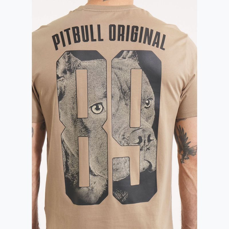 Tricou pentru bărbați Pitbull Eighty Nine Dog dark sand 5