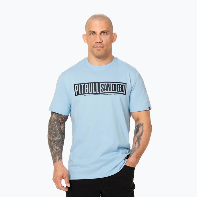 Tricou pentru bărbați Pitbull Eighty Nine Dog light blue