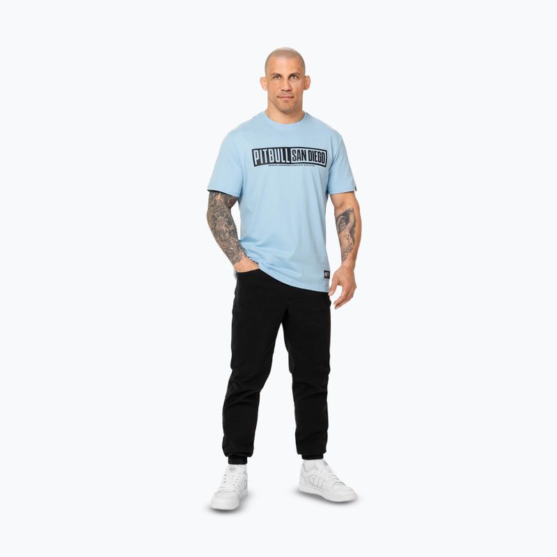 Tricou pentru bărbați Pitbull Eighty Nine Dog light blue 2