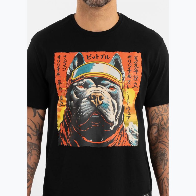 Tricou pentru bărbați Pitbull Fuji black 4