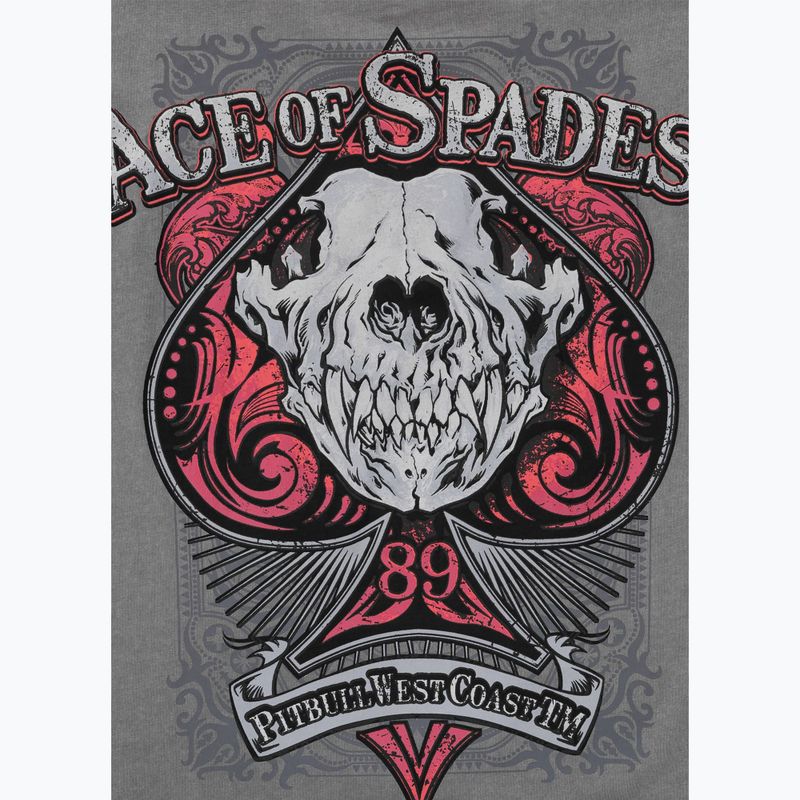 Tricou pentru bărbați Pitbull Ace Of Spades grey 8