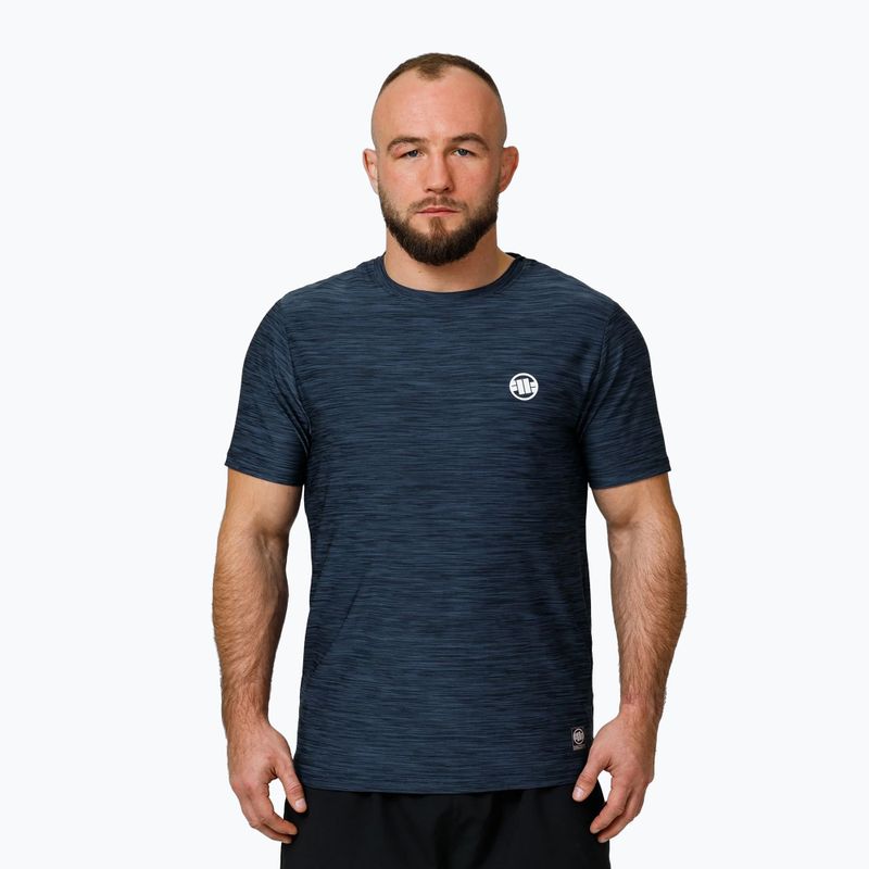 Tricou pentru bărbați Pitbull Small Logo Casual Sport navy melange