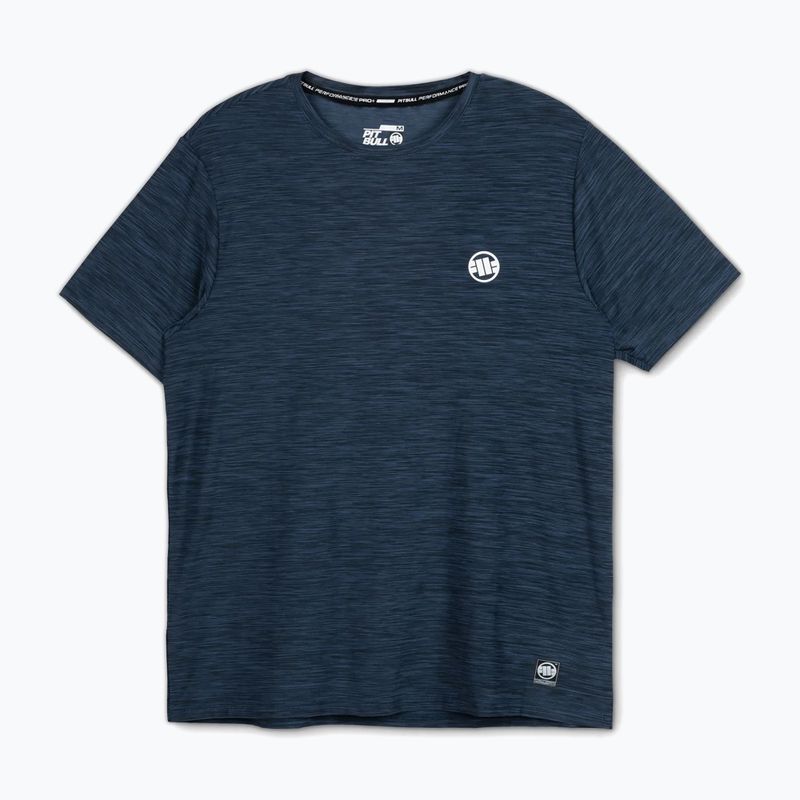 Tricou pentru bărbați Pitbull Small Logo Casual Sport navy melange 4