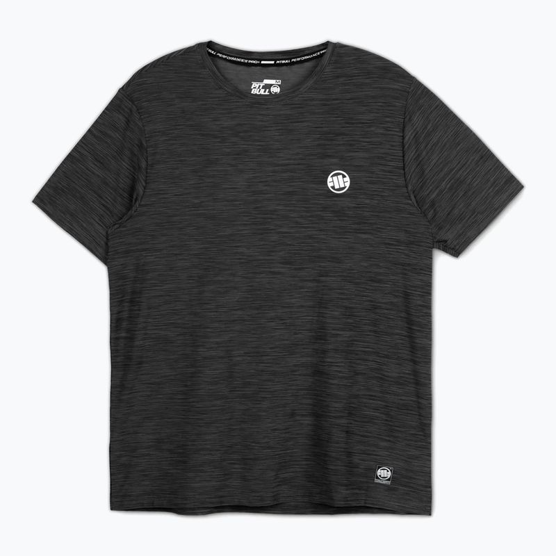 Tricou pentru bărbați Pitbull Small Logo Casual Sport black melange 4