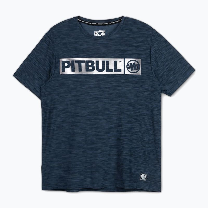Tricou pentru bărbați Pitbull Hilltop Casual Sport navy melange 4