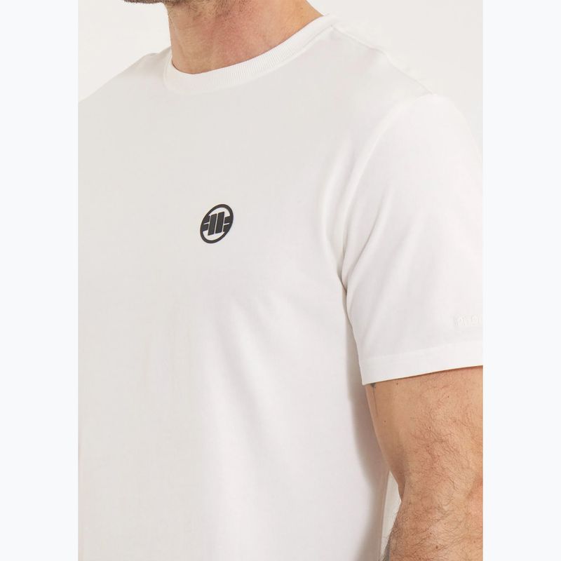 Tricou pentru bărbați Pitbull Small Logo off white 4