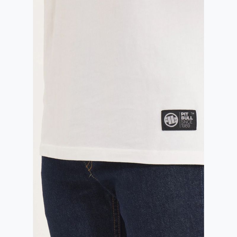 Tricou pentru bărbați Pitbull Small Logo off white 5