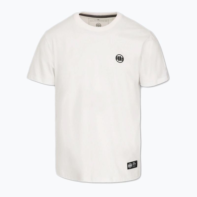 Tricou pentru bărbați Pitbull Small Logo off white 6