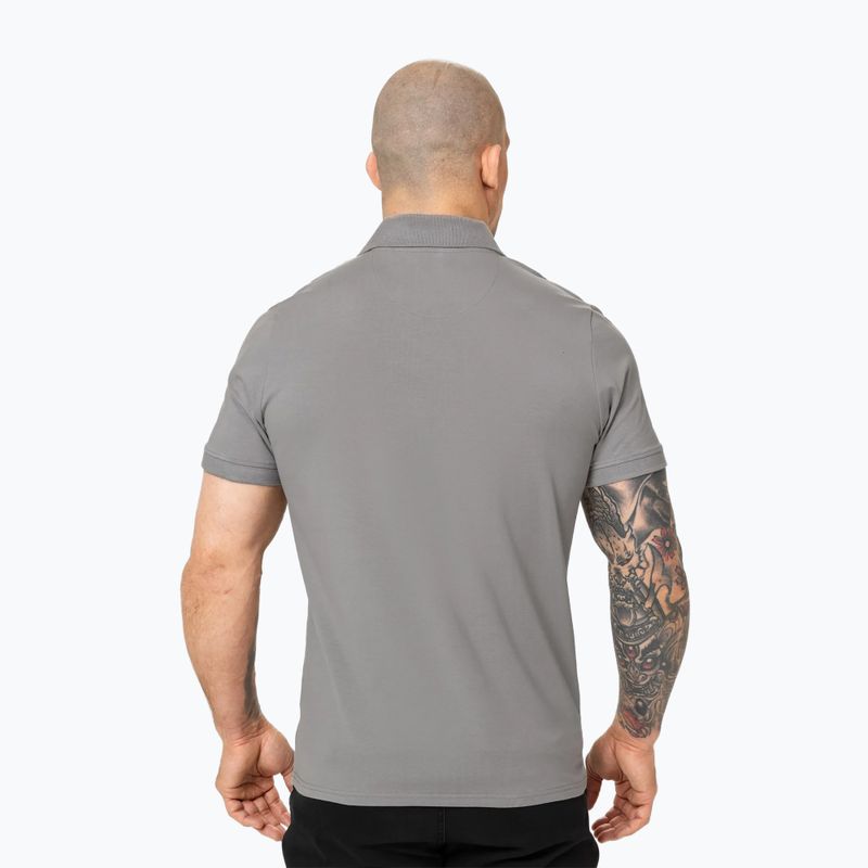 Tricou polo pentru bărbați Pitbull Polo Jersey Small Logo grey 3