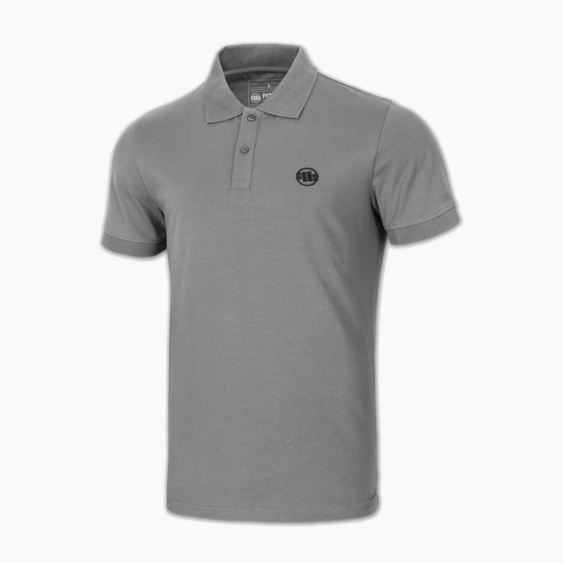 Tricou polo pentru bărbați Pitbull Polo Jersey Small Logo grey
