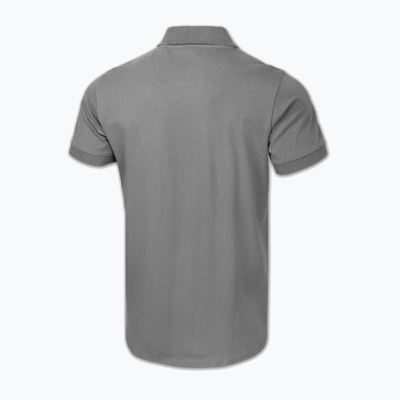 Tricou polo pentru bărbați Pitbull Polo Jersey Small Logo grey 2