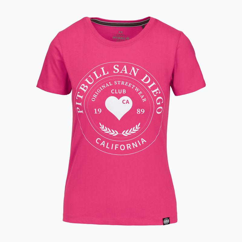 Tricou pentru femei Pitbull Heartie raspberry red 5