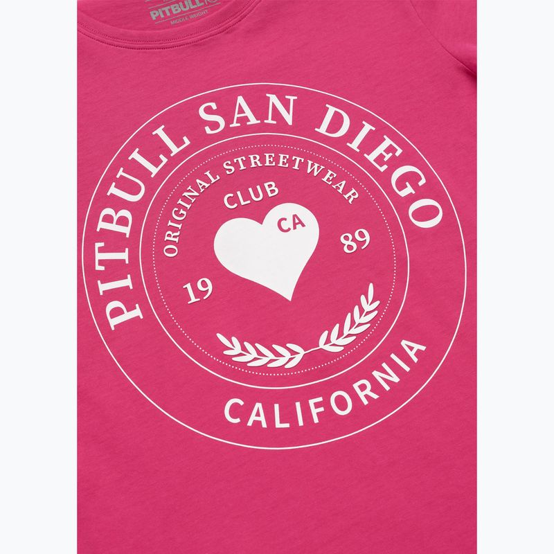 Tricou pentru femei Pitbull Heartie raspberry red 8