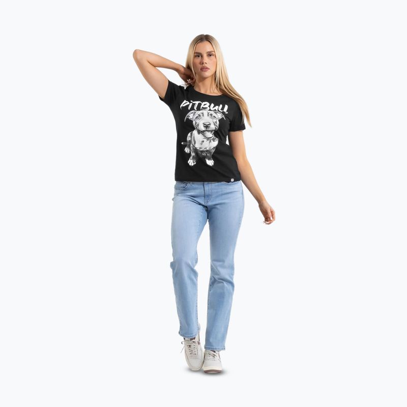 Tricou pentru femei  Pitbull Puppy 2 black 2