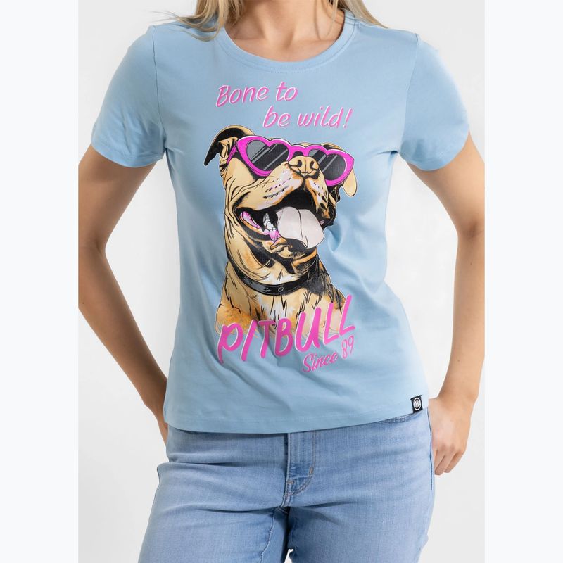 Tricou pentru femei Pitbull Synglasses Dog light blue 4