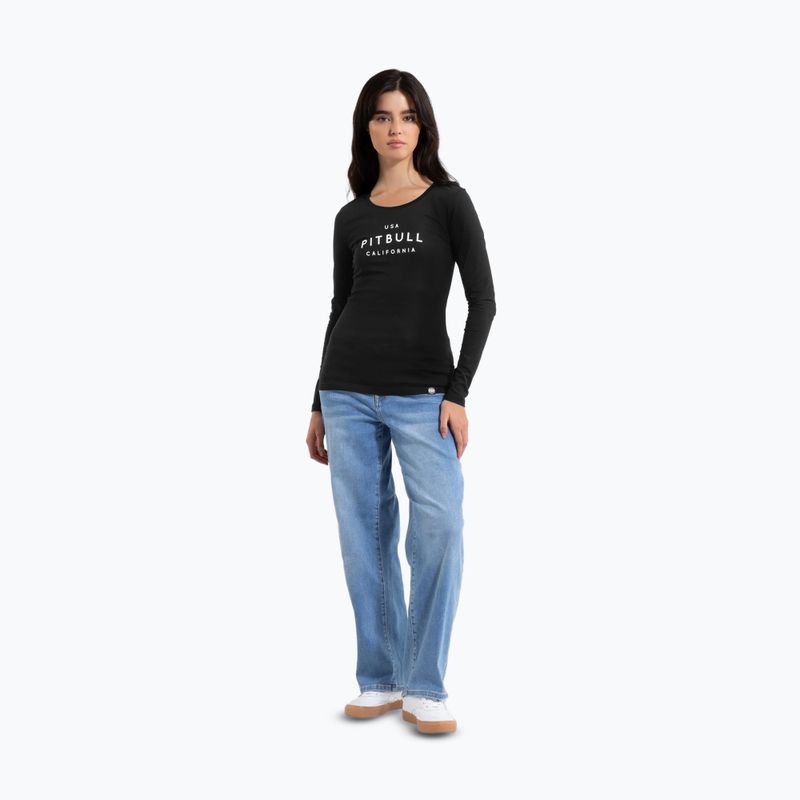 Longsleeve pentru femei Pitbull Usa Cal Slim Fit black 2
