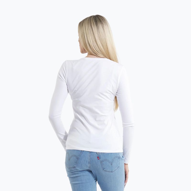 Longsleeve pentru femei Pitbull Usa Cal Slim Fit white 3