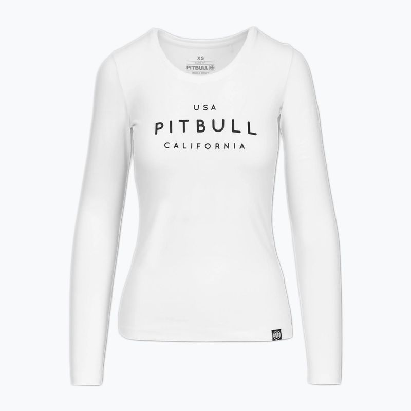 Longsleeve pentru femei Pitbull Usa Cal Slim Fit white 6
