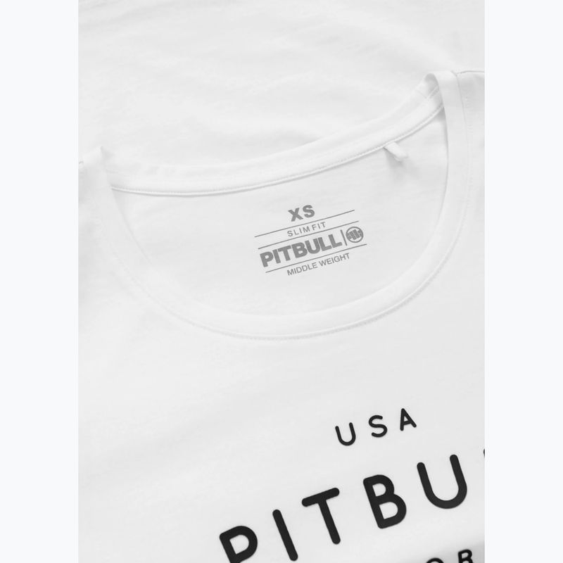 Longsleeve pentru femei Pitbull Usa Cal Slim Fit white 9