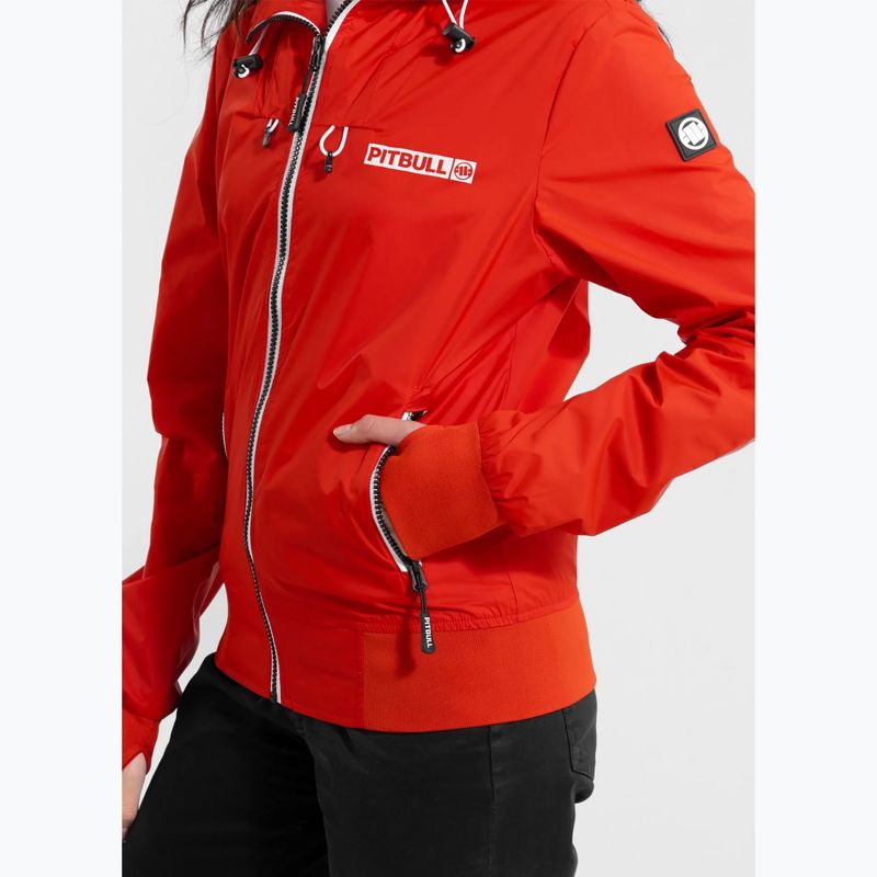 Geacă pentru femei Pitbull Aaricia Hilltop Hooded Nylon flame red 4