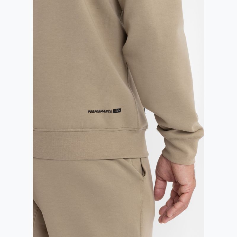 Bluză pentru bărbați Pitbull Dogwood Crewneck Sweatshirt dark sand 4