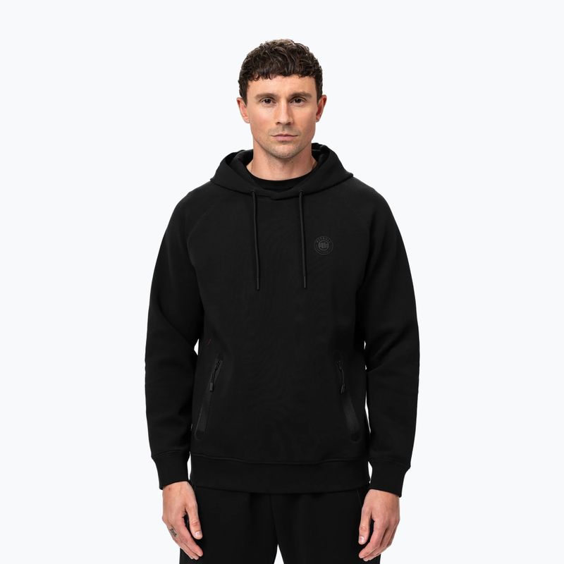 Hanorac pentru bărbați Pitbull Dogwood Hooded Sweatshirt black