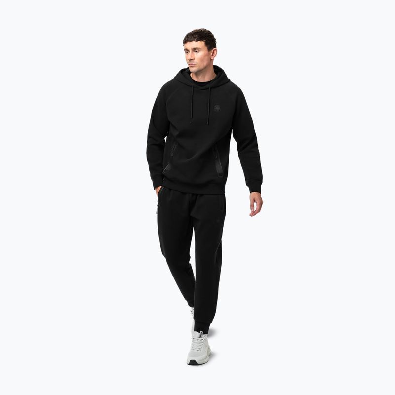 Hanorac pentru bărbați Pitbull Dogwood Hooded Sweatshirt black 2