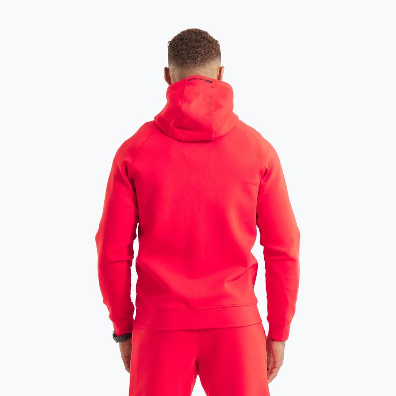 Hanorac pentru bărbați  Pitbull Dogwood Hooded Zip Sweatshirt fluo/red 3