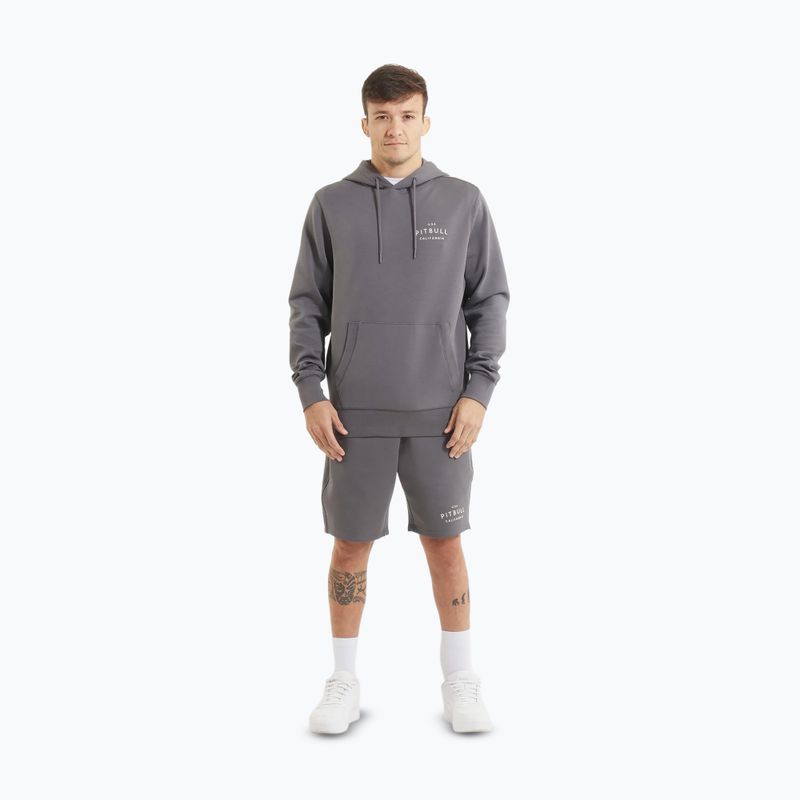 Hanorac pentru bărbați  Pitbull Sampson Hooded Sweatshirt graphite 2