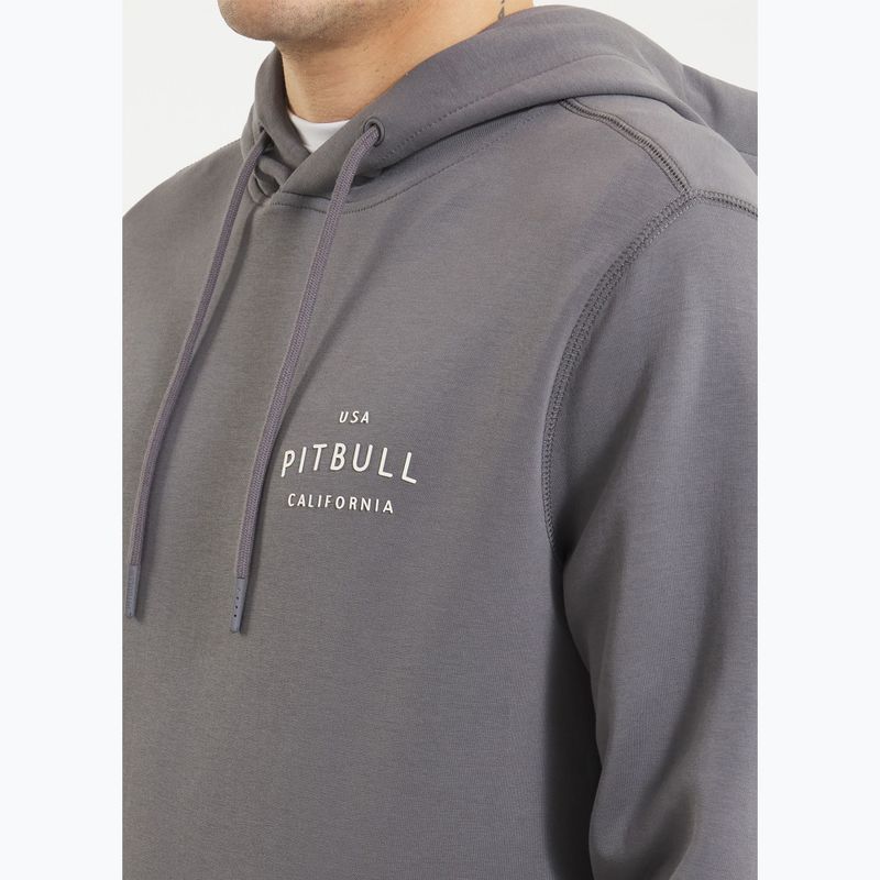 Hanorac pentru bărbați  Pitbull Sampson Hooded Sweatshirt graphite 4