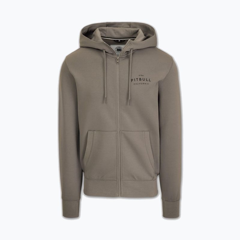 Bluză pentru bărbați Pitbull Sampson Hooded Zip Sweatshirt taupe 7
