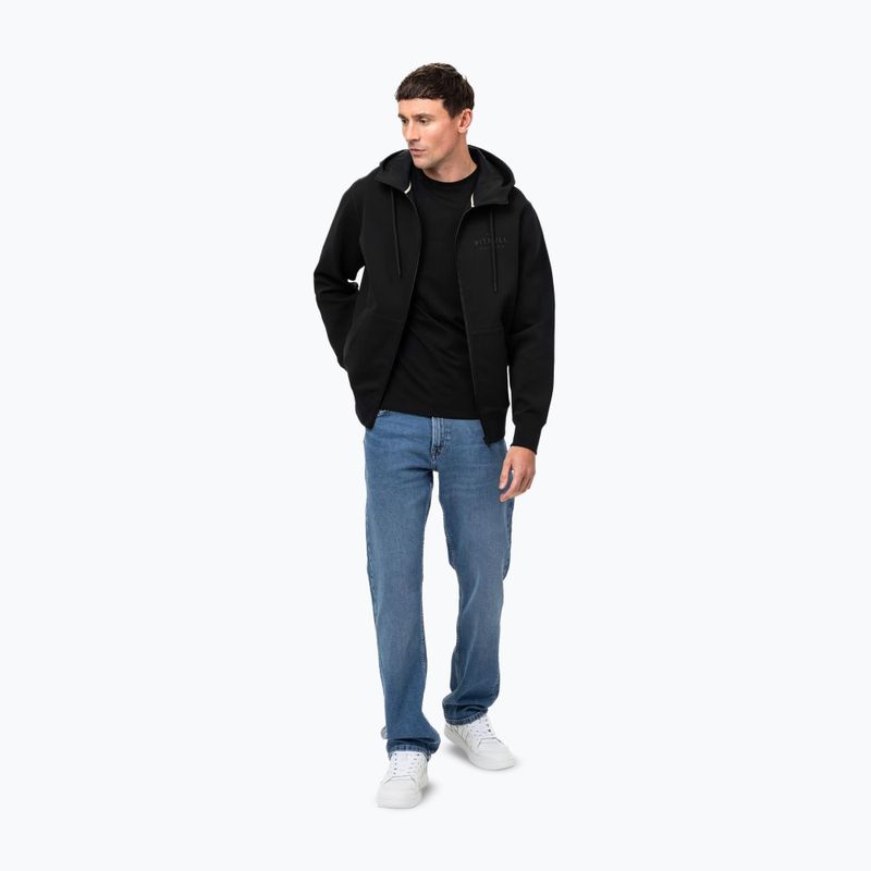 Hanorac pentru bărbați  Pitbull Sampson Hooded Zip Sweatshirt black 2