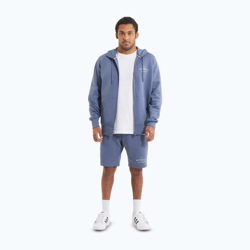 Hanorac pentru bărbați  Pitbull Sampson Hooded Zip Sweatshirt navy jeans 2